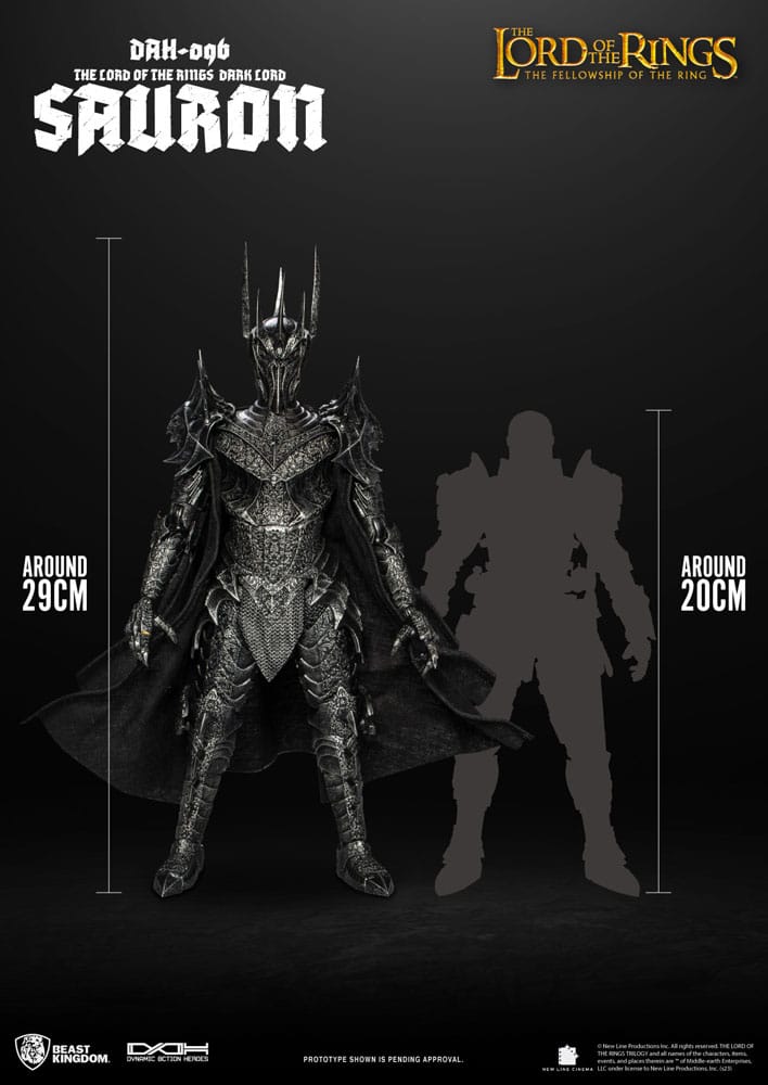 The Lord of the Rings: Sauron Dynamic 8ction Heroes Action Figure 1/9 29 cm