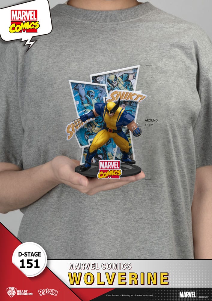 Marvel: D-Stage PVC Diorama Wolverine 16 cm