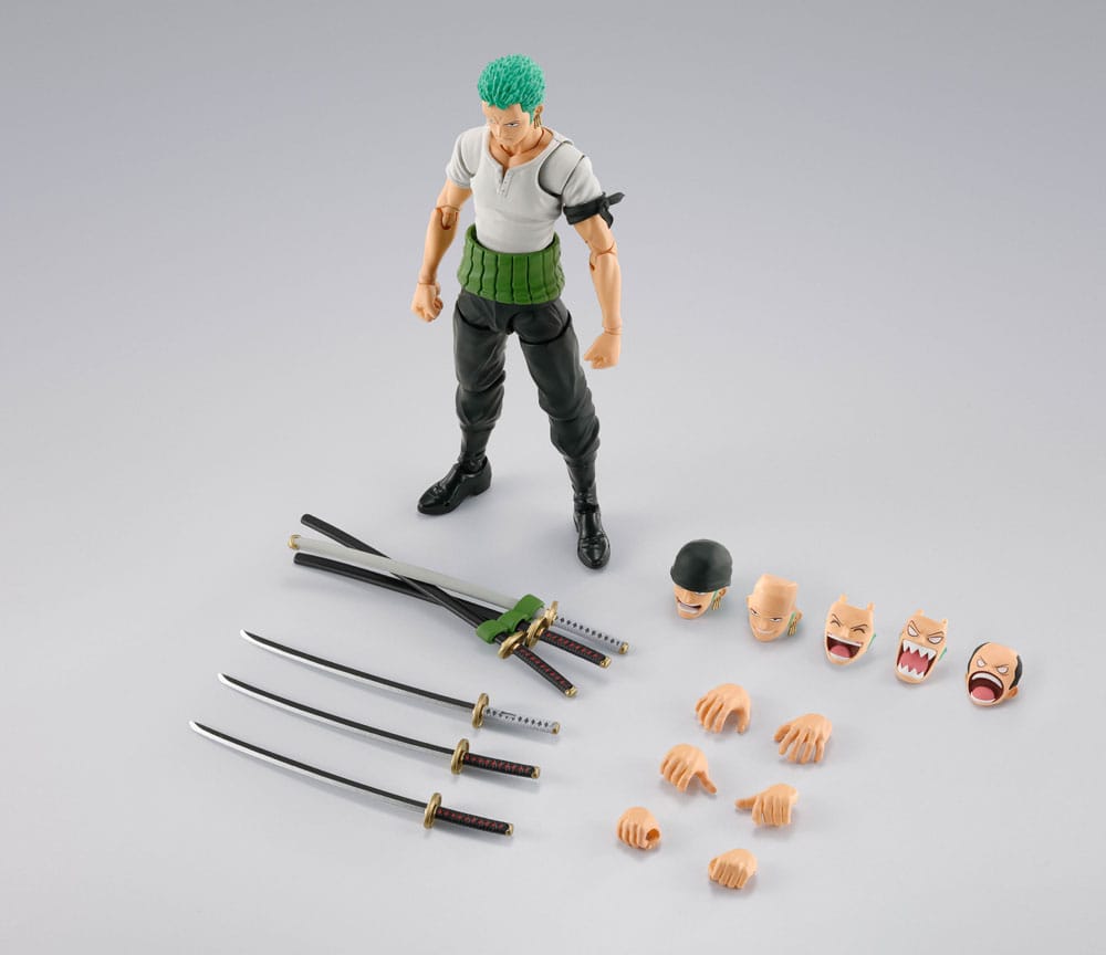 One Piece: S.H.Figuarts Action Figure Roronoa Zoro Romance Dawn Ver. 15 cm