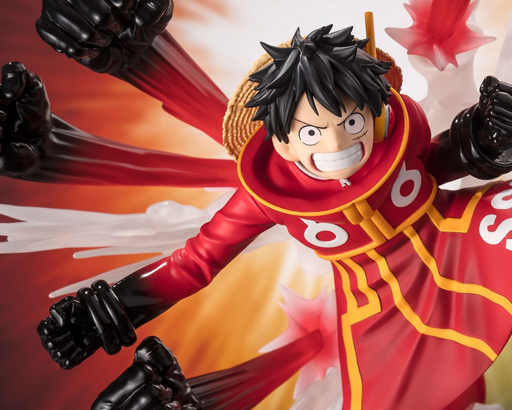 One Piece: Figuarts ZERO Extra Battle PVC Statue Monkey D. Luffy -Gum Gum Hawk Gatling- 19 cm
