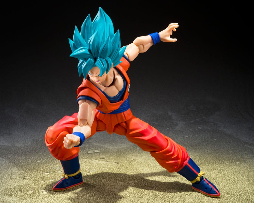 Dragon Ball Super S.H.Figuarts Action Figure Super Saiyan God Super Son Goku (Blue power transcending Limits) 15 cm