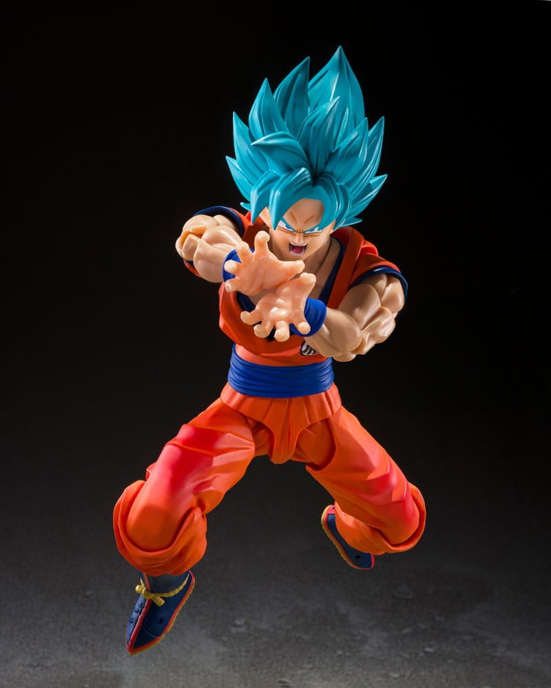 Dragon Ball Super S.H.Figuarts Action Figure Super Saiyan God Super Son Goku (Blue power transcending Limits) 15 cm