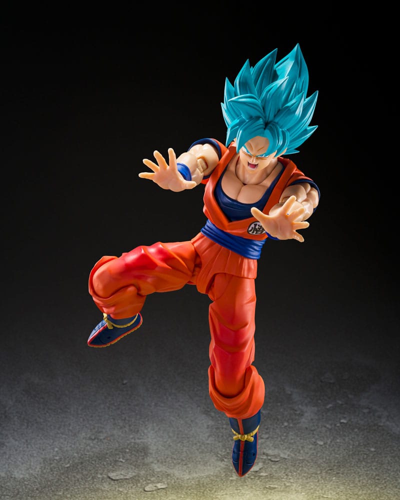 Dragon Ball Super S.H.Figuarts Action Figure Super Saiyan God Super Son Goku (Blue power transcending Limits) 15 cm