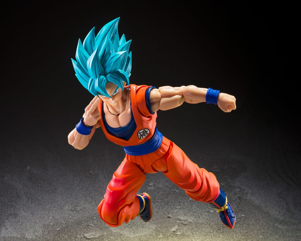 Dragon Ball Super S.H.Figuarts Action Figure Super Saiyan God Super Son Goku (Blue power transcending Limits) 15 cm