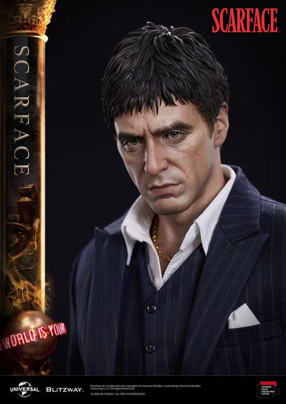 ---PREORDINE--- Scarface Superb Scale Statue 1/4 Tony Montana 53 cm