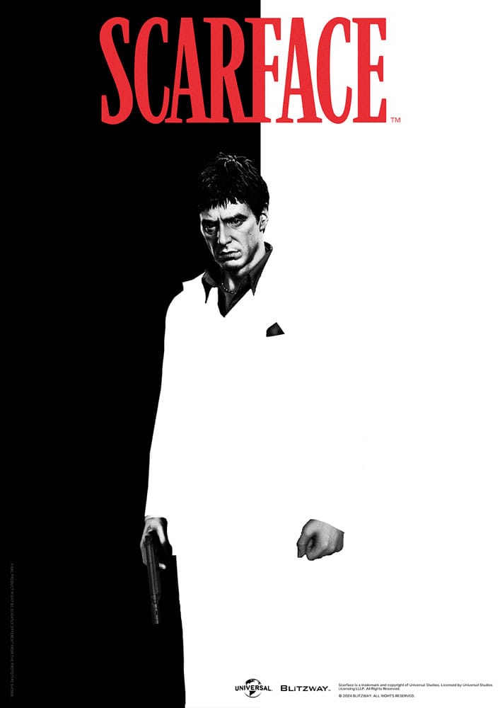 ---PREORDINE--- Scarface Superb Scale Statue 1/4 Tony Montana 53 cm