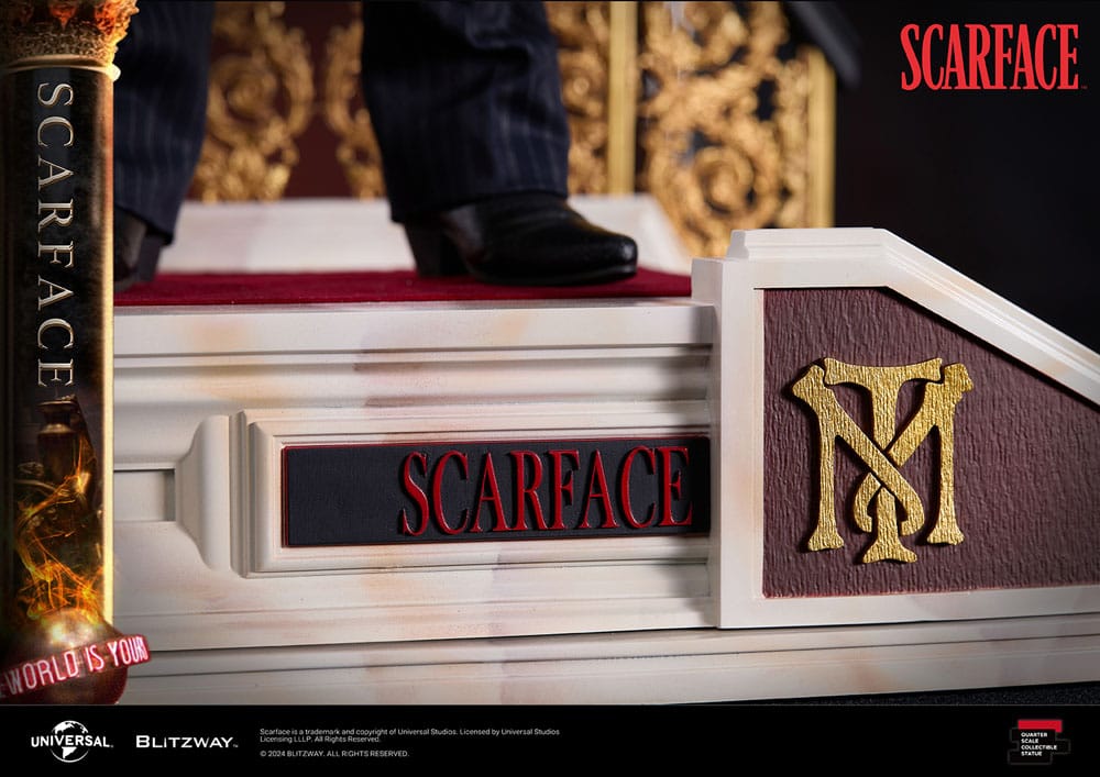 ---PREORDINE--- Scarface Superb Scale Statue 1/4 Tony Montana 53 cm