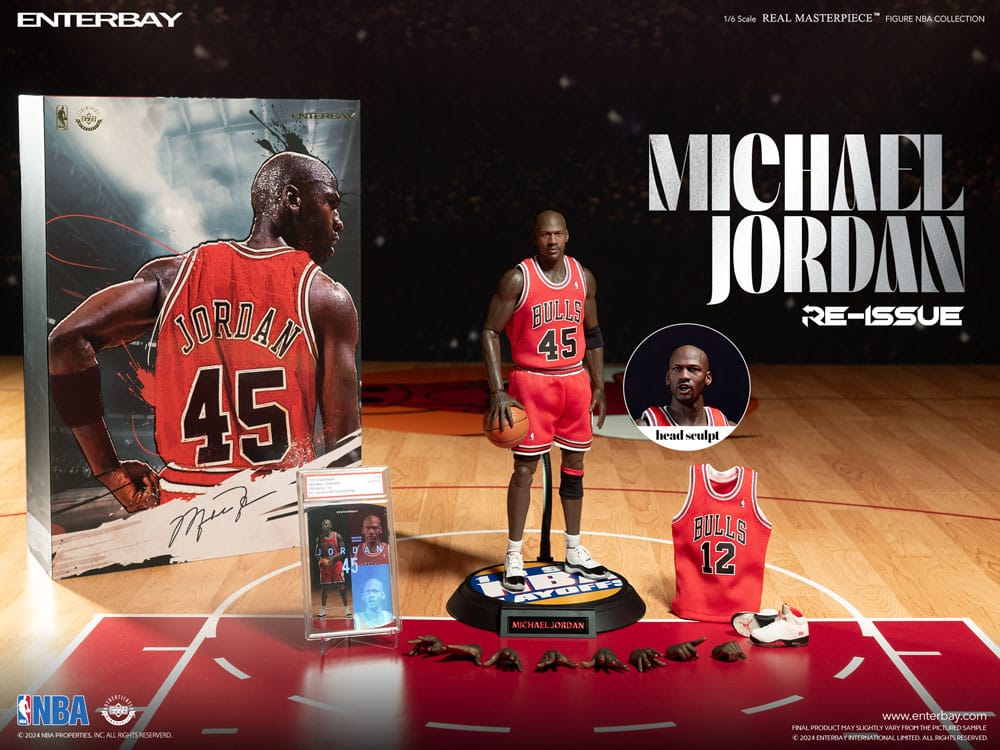 NBA: Collection Real Masterpiece Action figure 1/6 Michael Jordan "I'm Back" Edition Limited 30 cm