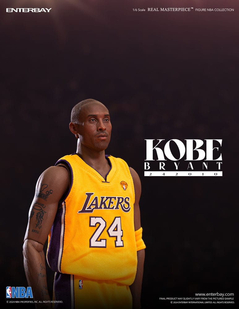 NBA: Collection Real Masterpiece Action figure 1/6 Kobe Bryant 24 2010 Limited Edtition 30 cm