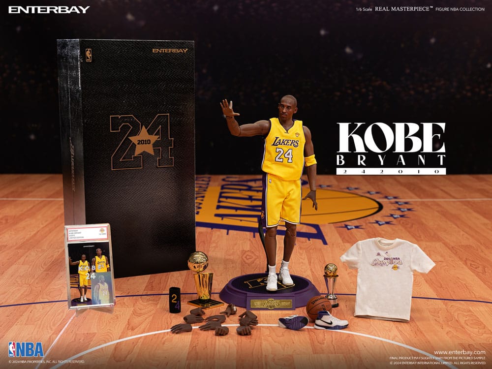 NBA: Collection Real Masterpiece Action figure 1/6 Kobe Bryant 24 2010 Limited Edtition 30 cm