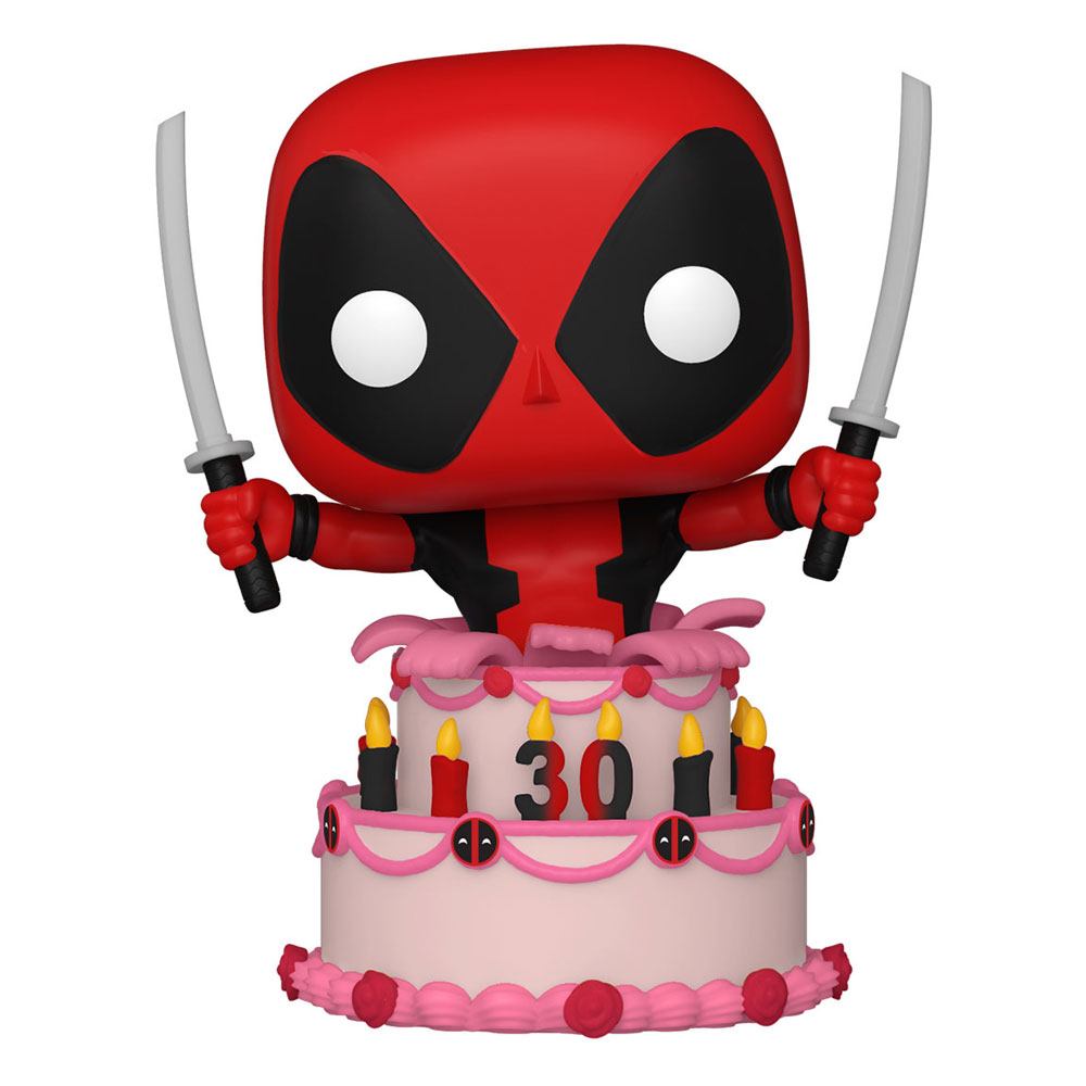 Funko Pop! Marvel: Deadpool 30th Anniversary POP! Vinyl Figure Deadpool in Cake 9 cm