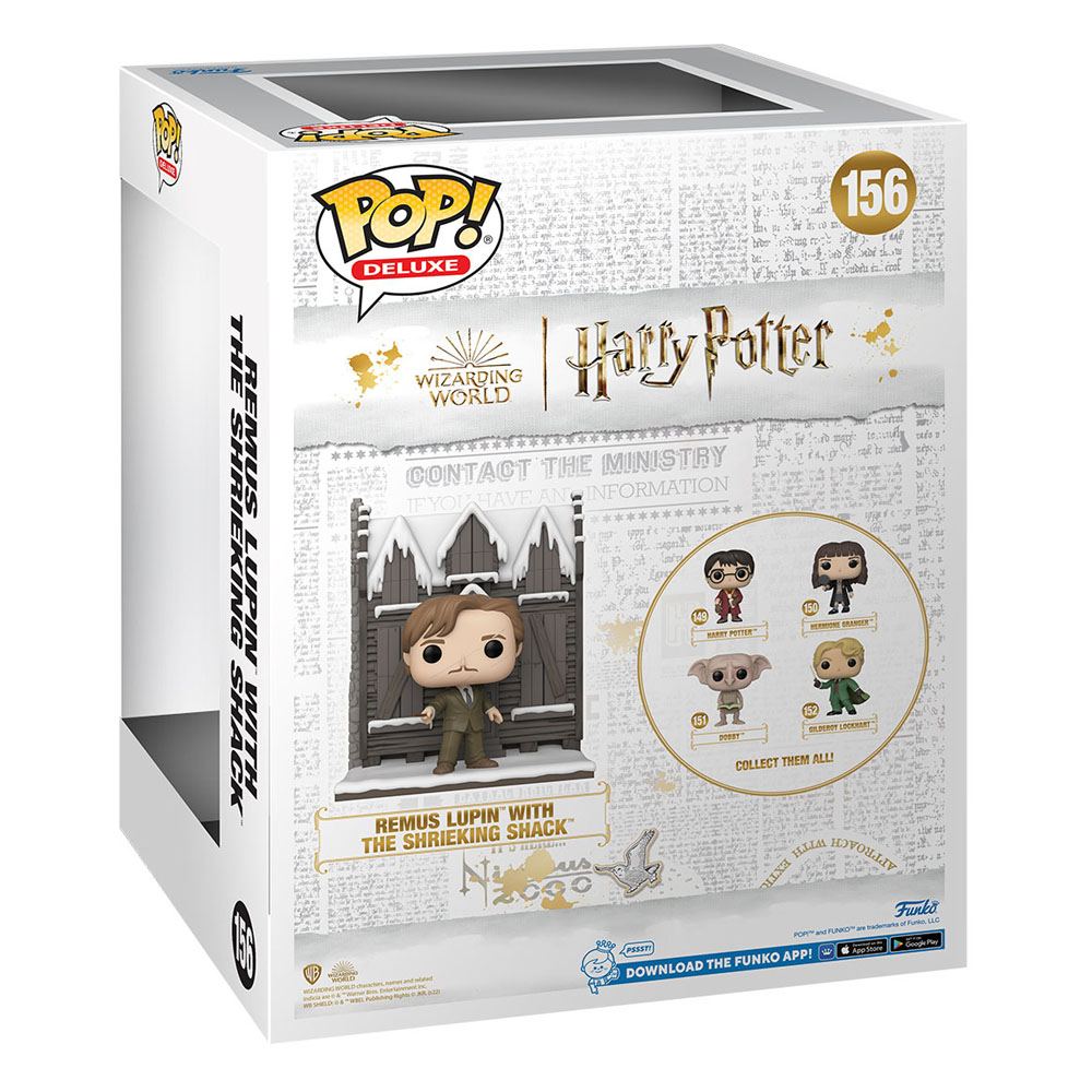 Funko Pop! Harry Potter: Chamber of Secrets Anniversary DELUXE Vinyl Figure Hogsmeade - Shrieking Shack w/Lupin 9 cm