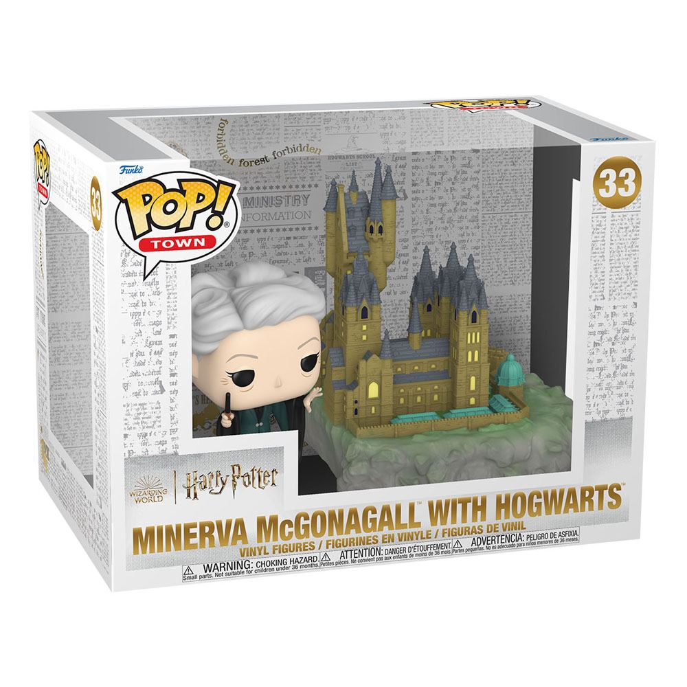 Funko Pop! Harry Potter: Town Vinyl Figure Minerva w/Hogwarts Chamber of Secrets Anniversary