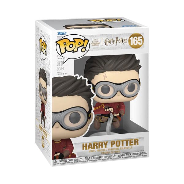 Funko Pop! Harry Potter: Movies Vinyl Figure Harry w/Broom(Quidditch) 9 cm