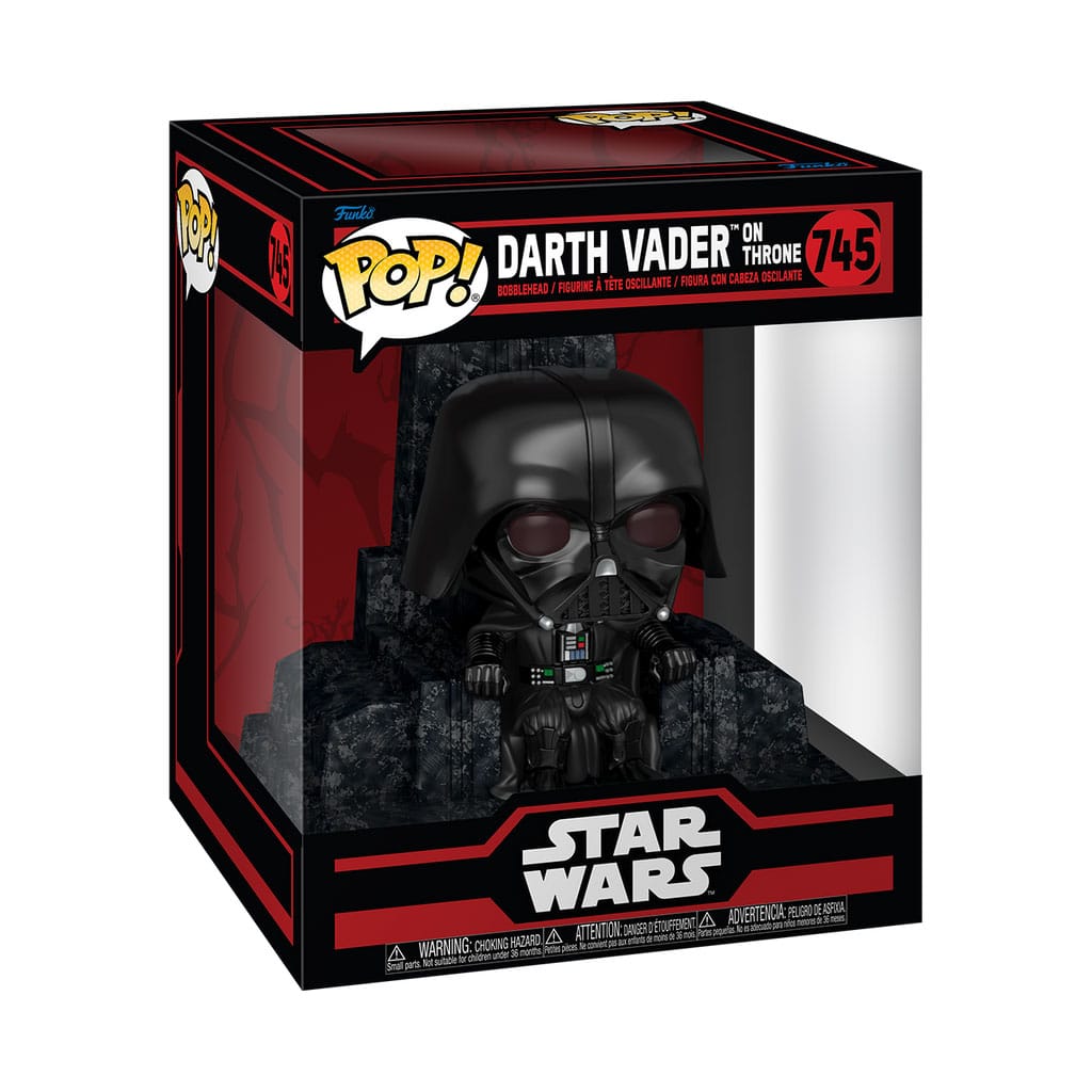 Star Wars: Dark Side POP! Deluxe Vinyl Figure Darth Vader Throne 9 cm