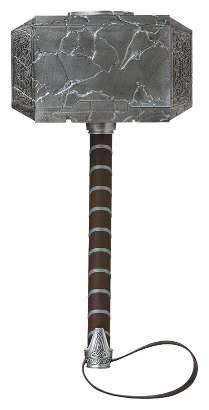 Marvel: Thor Love and Thunder Marvel Legends 1/1 Mighty Thor Mjolnir Premium Electronic Hasbro Roleplay Hammer 49 cm