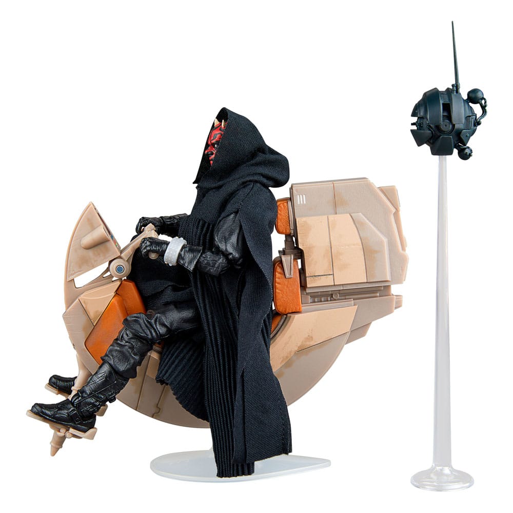 Star Wars Episode I Black Series Vehicle with Action Figure Darth Maul & Sith Speeder 25th Anniversary