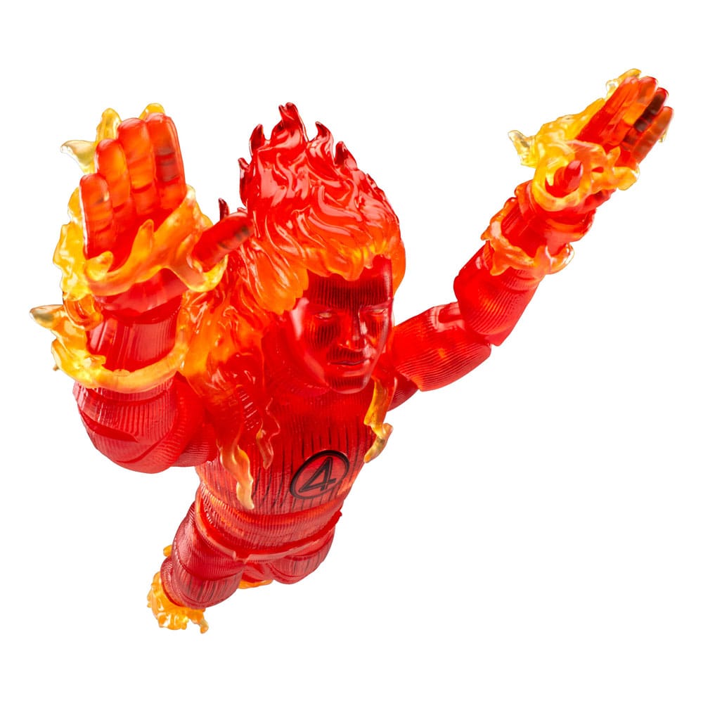 Marvel: I Fantastici 4 First Steps Marvel Legends Action Figure Silver Surfer 15 cm First Steps Marvel Legends Action Figure Human Torch 15 cm