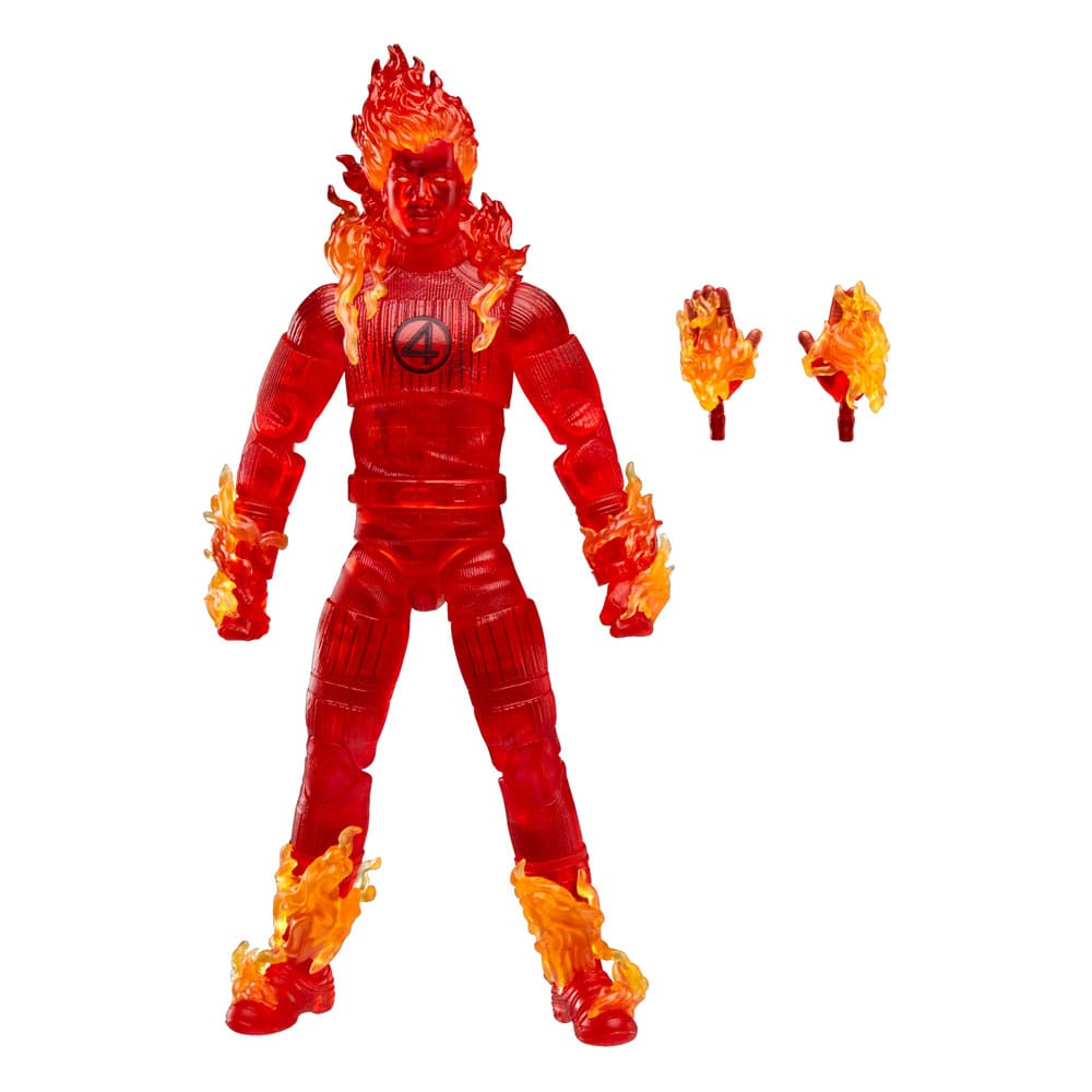 Marvel: I Fantastici 4 First Steps Marvel Legends Action Figure Silver Surfer 15 cm First Steps Marvel Legends Action Figure Human Torch 15 cm