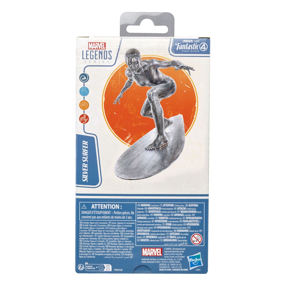 Marvel: I Fantastici 4 First Steps Marvel Legends Action Figure Silver Surfer 15 cm