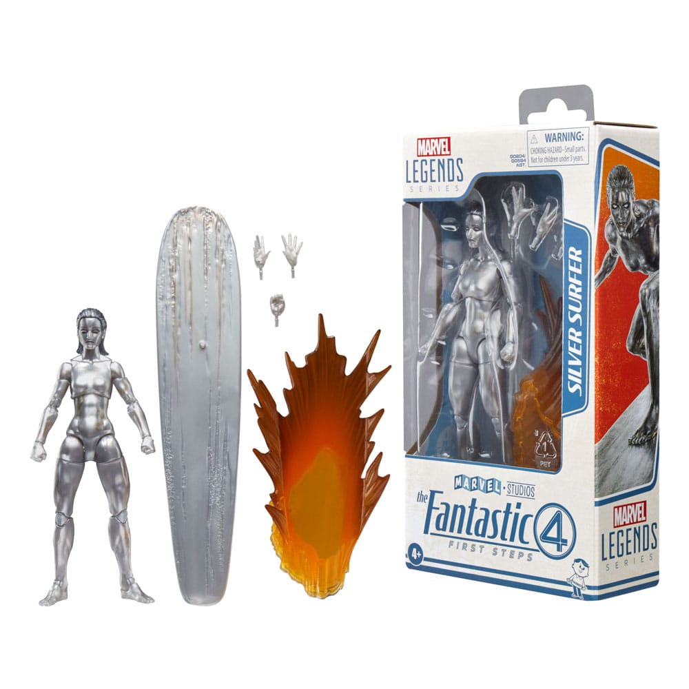 Marvel: I Fantastici 4 First Steps Marvel Legends Action Figure Silver Surfer 15 cm