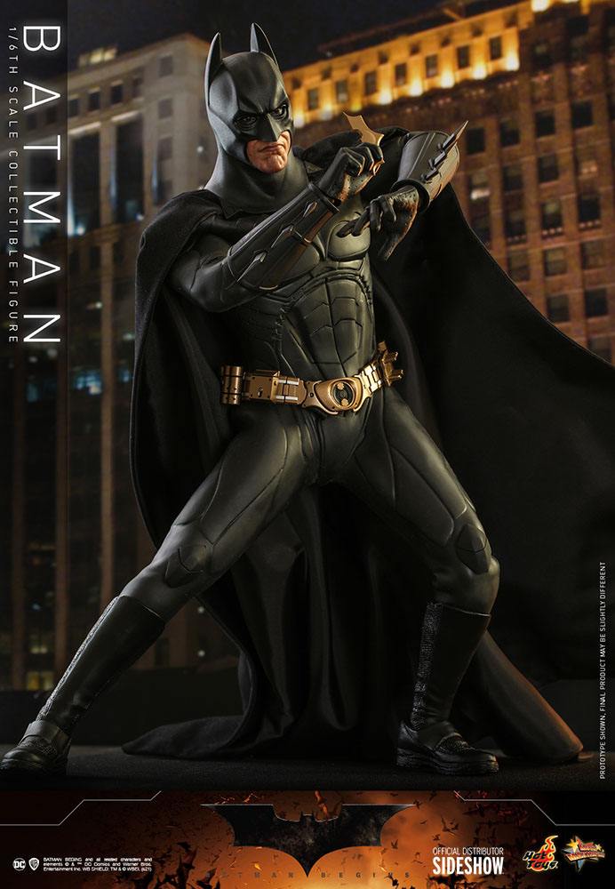 DC Comics: Batman Begins Movie Masterpiece Action Figure 1/6 Batman Hot Toys Exclusive 32 cm