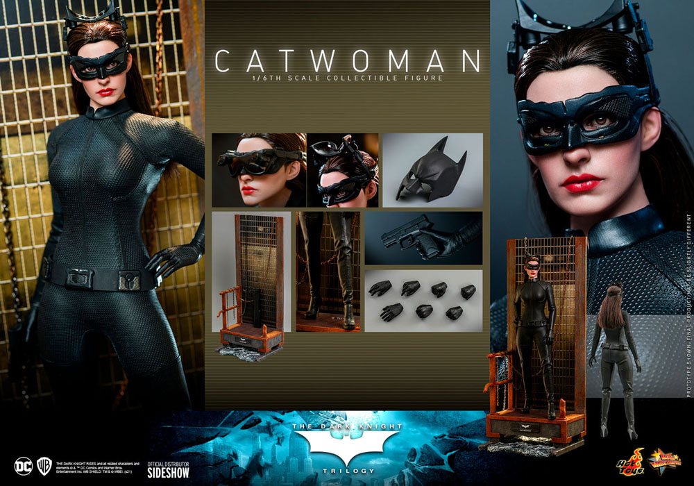DC Comics: The Dark Knight Trilogy Movie Masterpiece Action Figure 1/6 Catwoman 29 cm