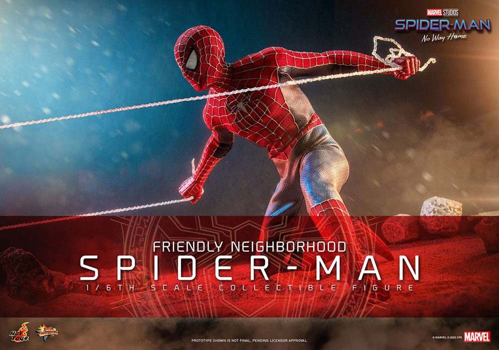 Marvel: Spider-Man No Way Home Movie Masterpiece Action Figure 1/6 Friendly Neighborhood Spider-Man 30 cm