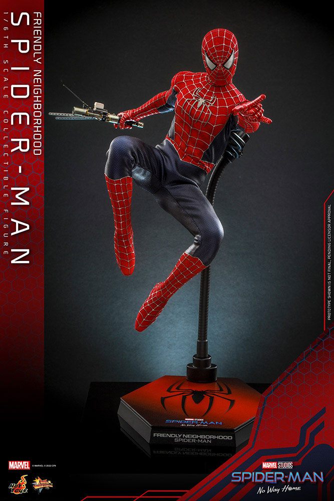 Marvel: Spider-Man No Way Home Movie Masterpiece Action Figure 1/6 Friendly Neighborhood Spider-Man 30 cm