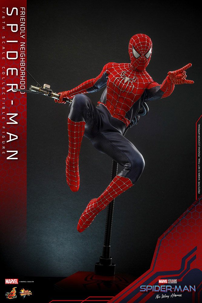 Marvel: Spider-Man No Way Home Movie Masterpiece Action Figure 1/6 Friendly Neighborhood Spider-Man 30 cm