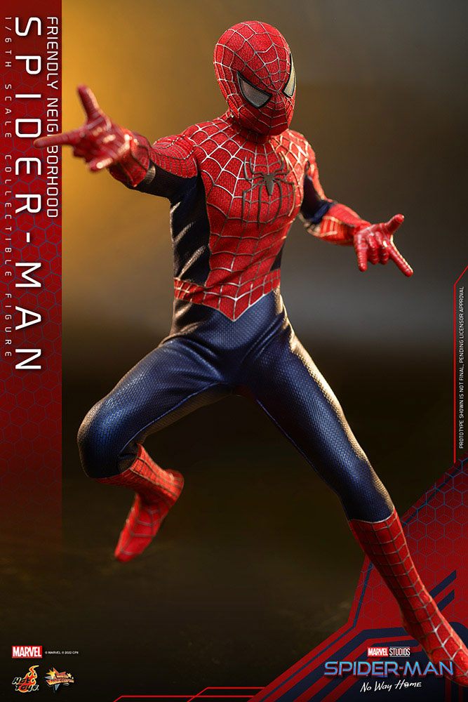 Marvel: Spider-Man No Way Home Movie Masterpiece Action Figure 1/6 Friendly Neighborhood Spider-Man 30 cm