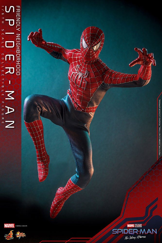 Marvel: Spider-Man No Way Home Movie Masterpiece Action Figure 1/6 Friendly Neighborhood Spider-Man 30 cm