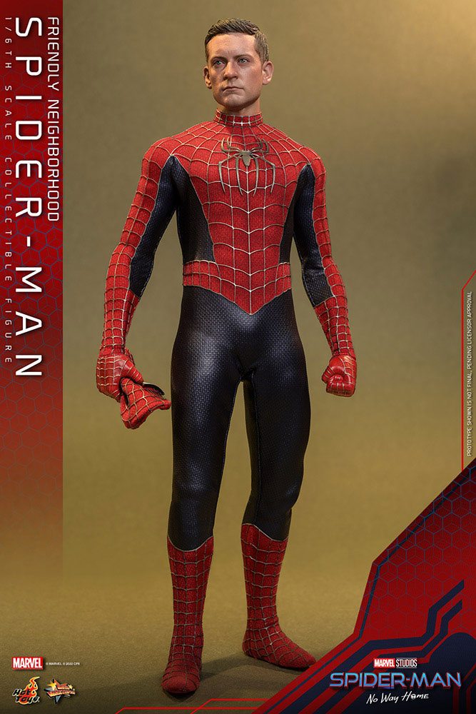 Marvel: Spider-Man No Way Home Movie Masterpiece Action Figure 1/6 Friendly Neighborhood Spider-Man 30 cm