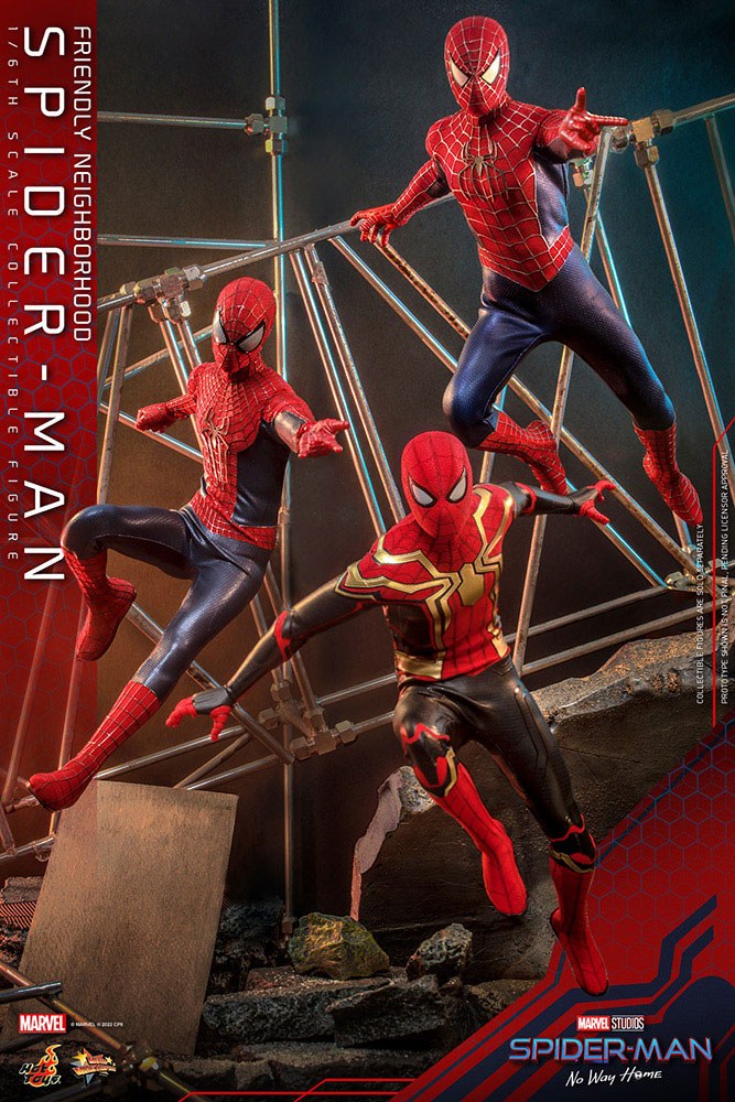 Marvel: Spider-Man No Way Home Movie Masterpiece Action Figure 1/6 Friendly Neighborhood Spider-Man 30 cm