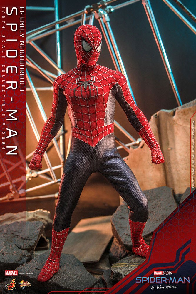 Marvel: Spider-Man No Way Home Movie Masterpiece Action Figure 1/6 Friendly Neighborhood Spider-Man 30 cm