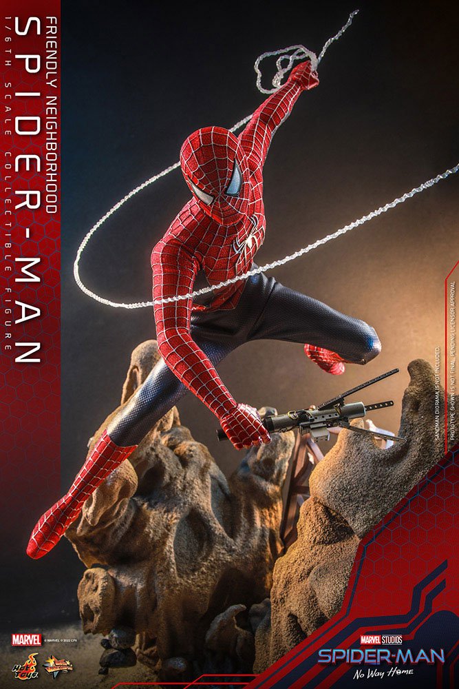 Marvel: Spider-Man No Way Home Movie Masterpiece Action Figure 1/6 Friendly Neighborhood Spider-Man 30 cm