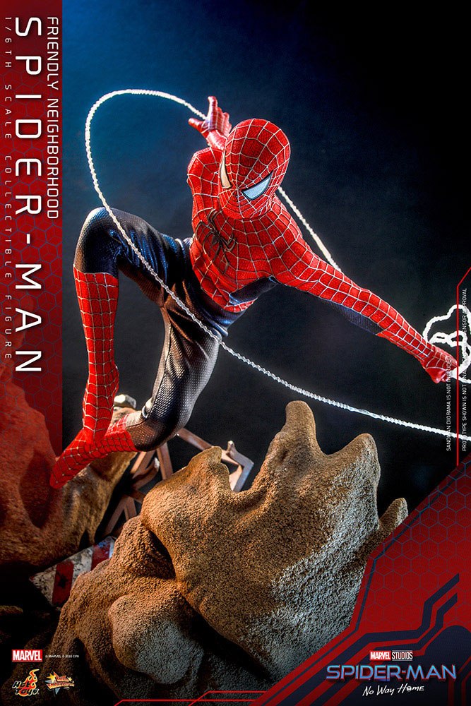 Marvel: Spider-Man No Way Home Movie Masterpiece Action Figure 1/6 Friendly Neighborhood Spider-Man 30 cm