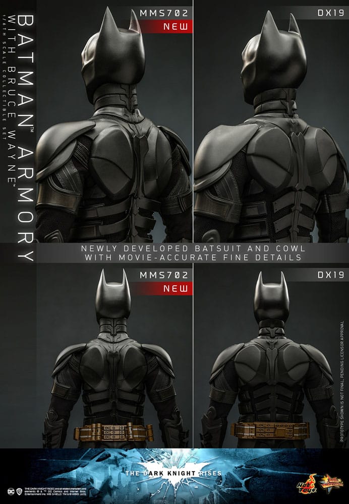 DC Comics: The Dark Knight Rises Movie Masterpiece Action Figures & Diorama 1/6 Batman Armory with Bruce Wayne 30 cm