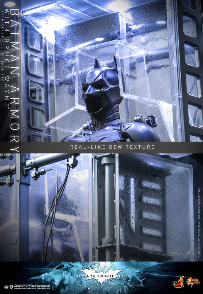 DC Comics: The Dark Knight Rises Movie Masterpiece Action Figures & Diorama 1/6 Batman Armory with Bruce Wayne 30 cm