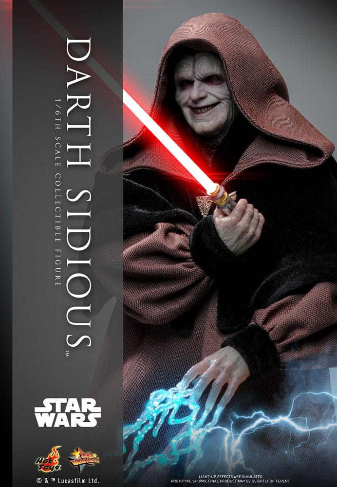 Star Wars: Movie Masterpiece Action Figure 1/6 Darth Sidious 29 cm