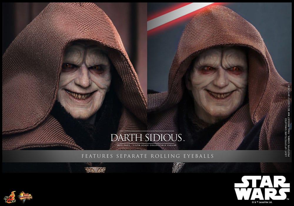 Star Wars: Movie Masterpiece Action Figure 1/6 Darth Sidious 29 cm