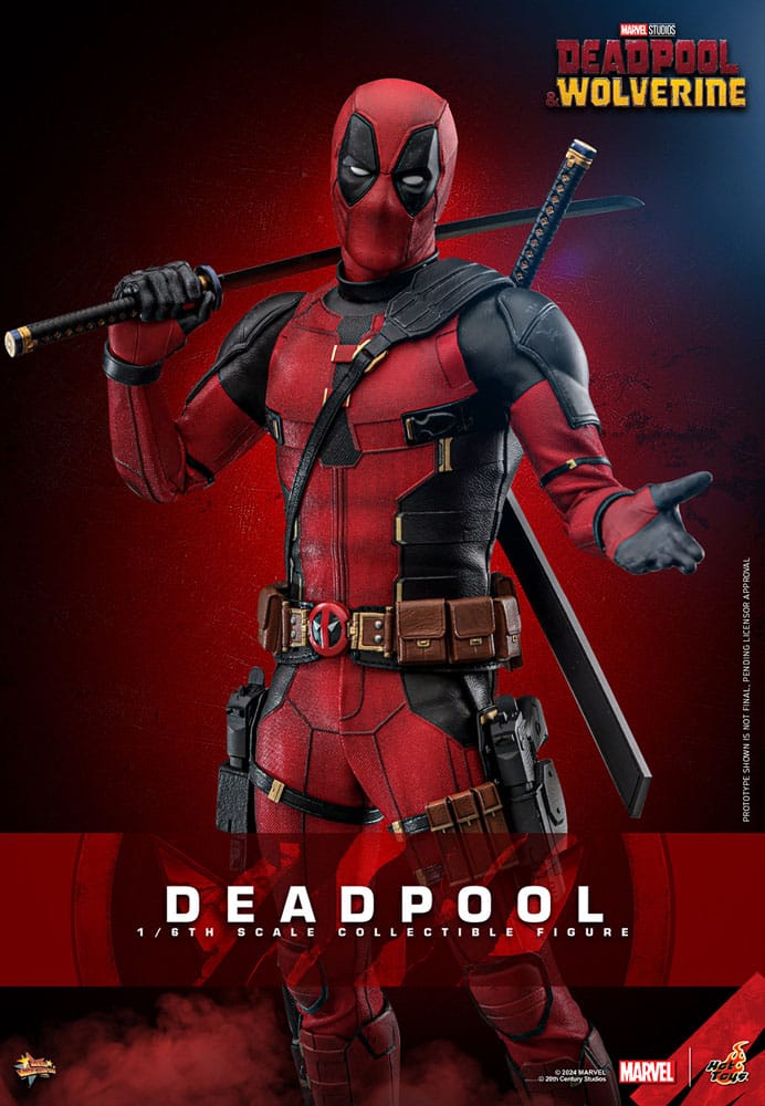 Marvel: Deadpool & Wolverine Movie Masterpiece Action Figure 1/6 Deadpool 31 cm