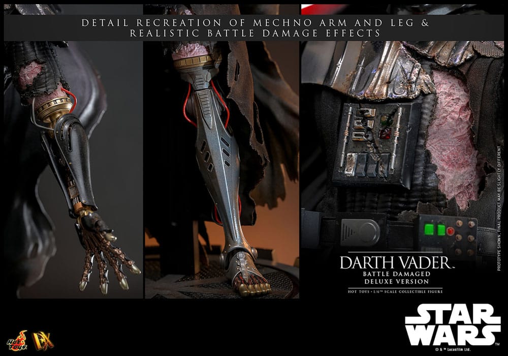 Star Wars Action Figure 1/6 Darth Vader (Battle Damaged) Deluxe Version 35 cm DX45