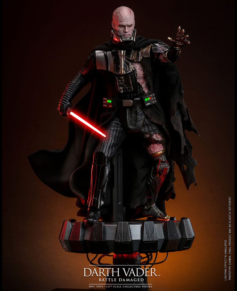 Star Wars: Action Figure 1/6 Darth Vader (Battle Damaged) 35 cm