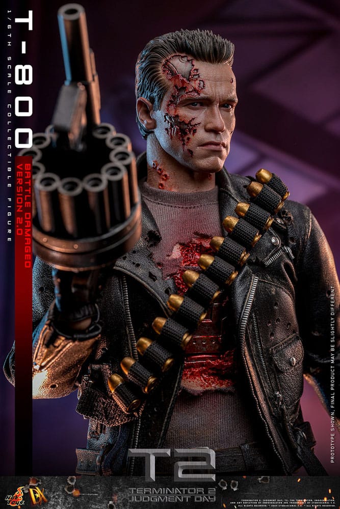 Terminator: Movie Masterpiece Action Figure 1/6 T-800 Battle Damaged Version 2.0 32 cm