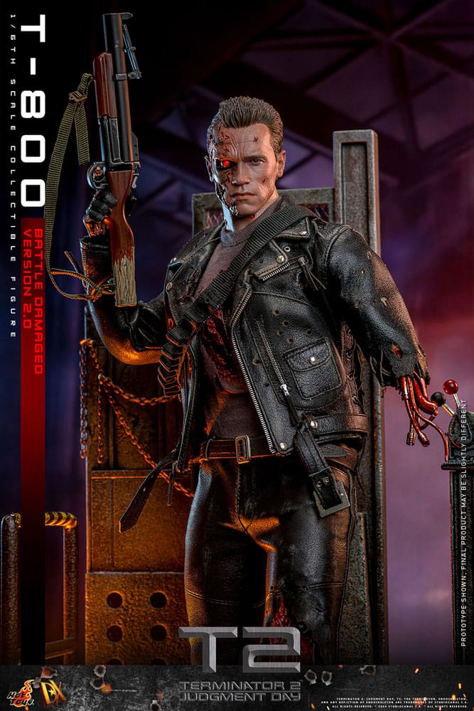 Terminator: Movie Masterpiece Action Figure 1/6 T-800 Battle Damaged Version 2.0 32 cm