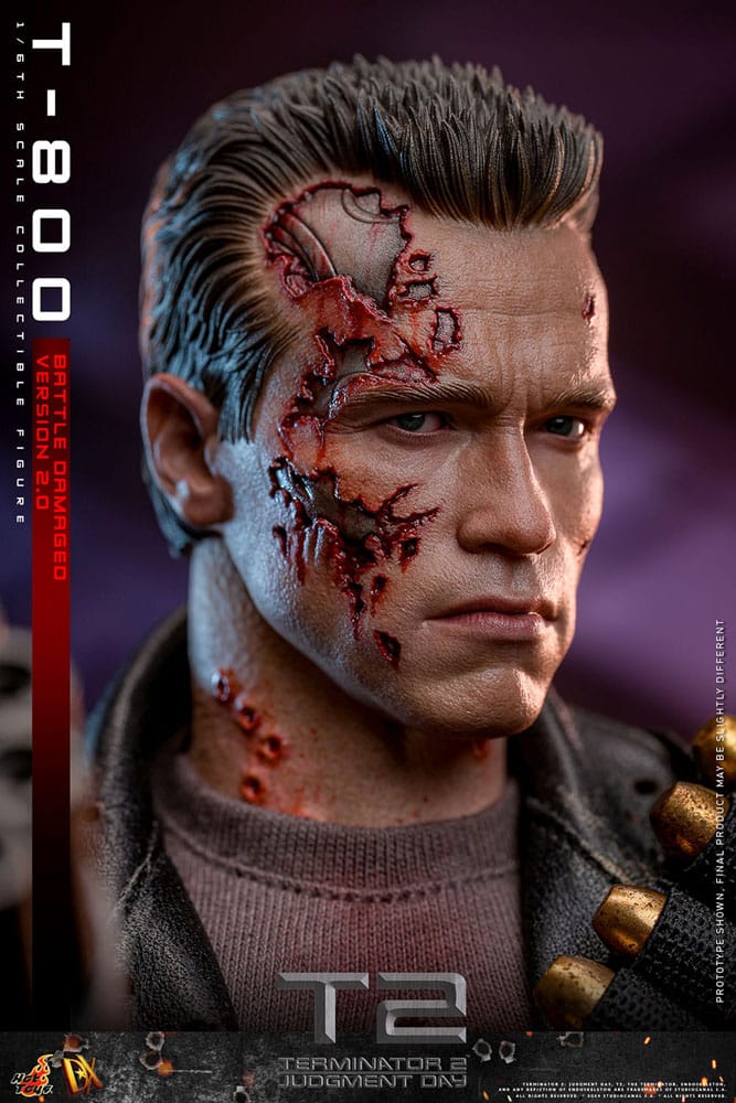 Terminator: Movie Masterpiece Action Figure 1/6 T-800 Battle Damaged Version 2.0 32 cm