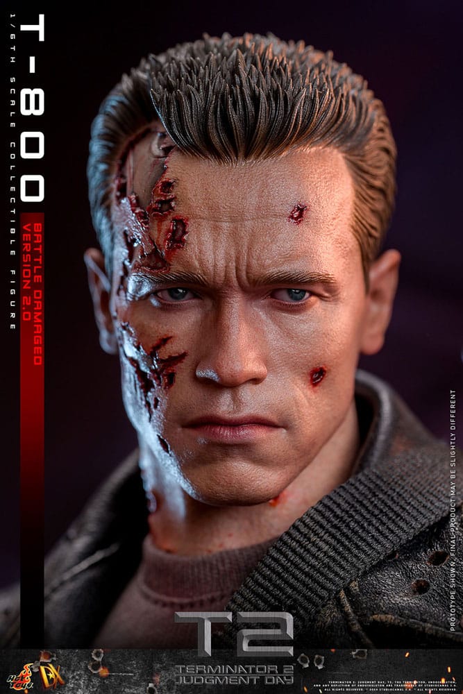 Terminator: Movie Masterpiece Action Figure 1/6 T-800 Battle Damaged Version 2.0 32 cm