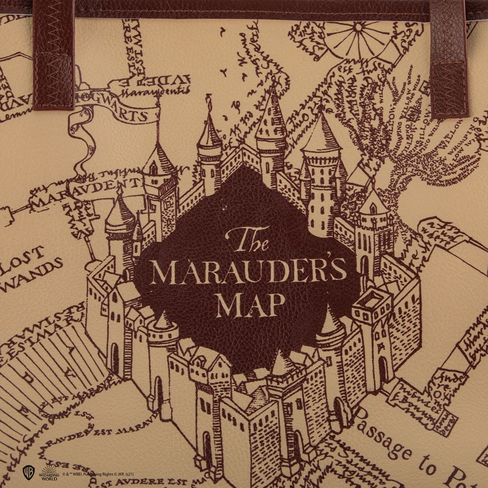 Harry Potter: Shopping Bag & Pouch Marauder's Map Mappa del malandrino Borsa