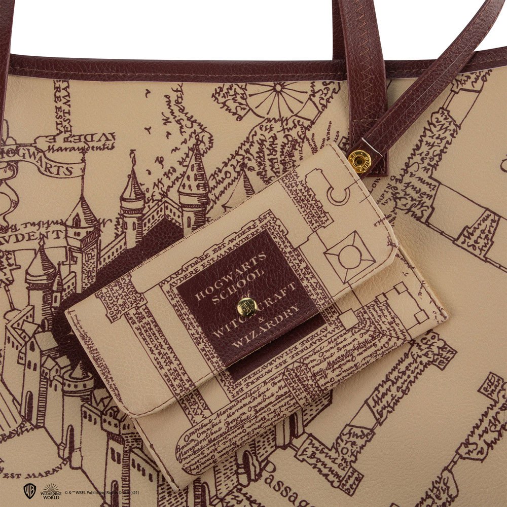 Harry Potter: Shopping Bag & Pouch Marauder's Map Mappa del malandrino Borsa